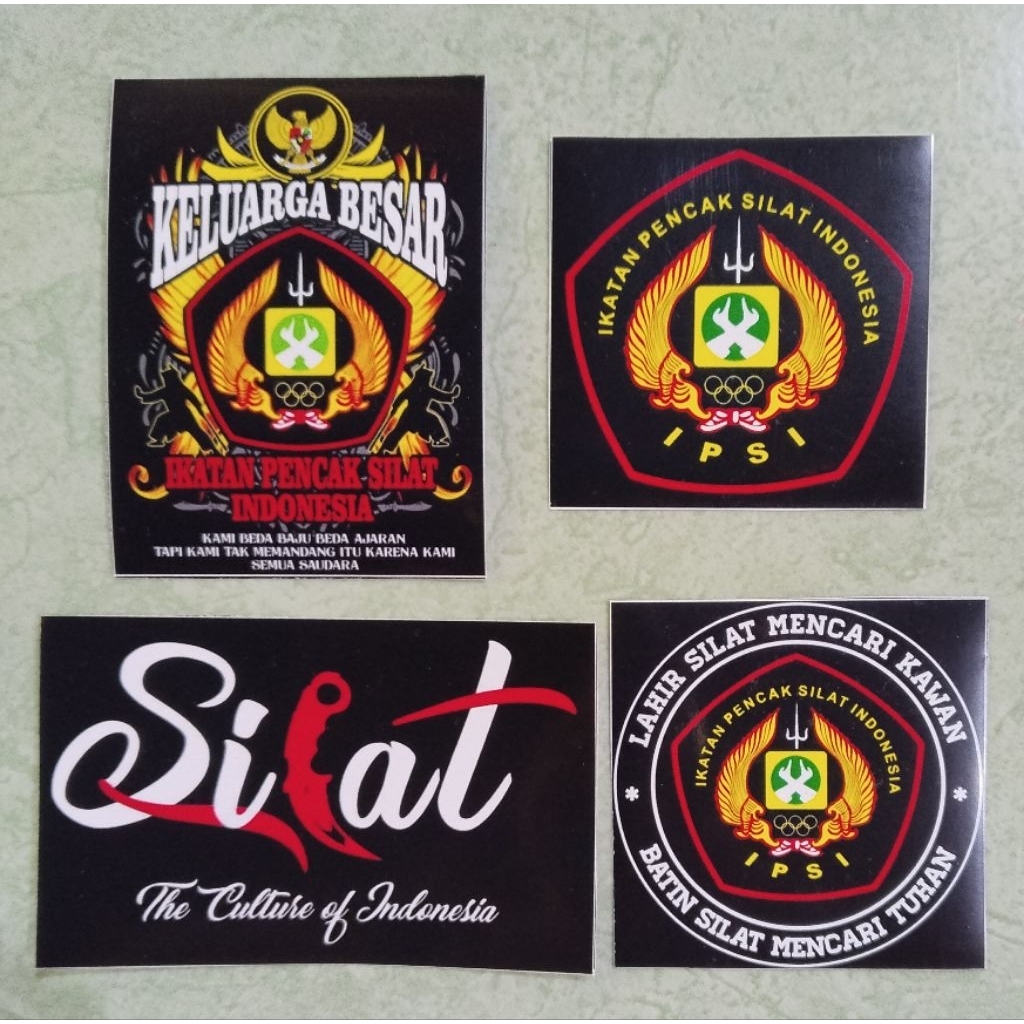 

Stiker IPSI Silat 4 pcs
