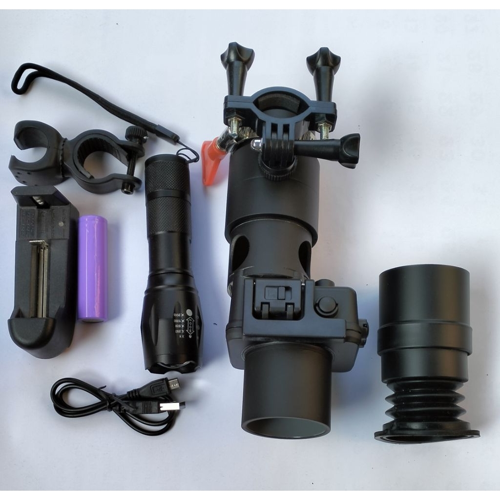 FULLSET KAMERA 4K NIGHT VISION+IR BUAT BERBURU MALAM
