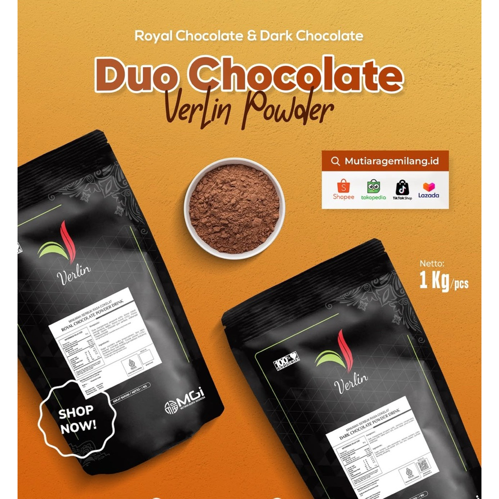 

Verlin Duo Chocolate Verlin Dark Chocolate dan Verlin Royal Chocolate