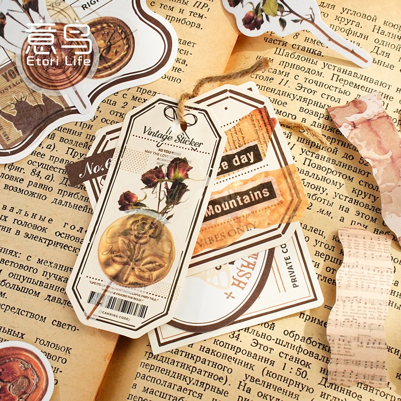 

【MAPLESOL】32 Stickers Collage Dream Floating Series Creative Handbook Material Collage 6