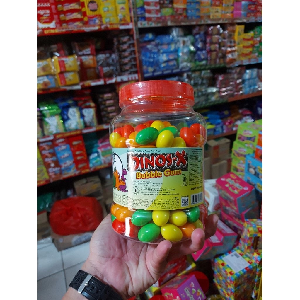 

PERMEN KARET TELOR DINO / DINOS -X BUBBLE GUM