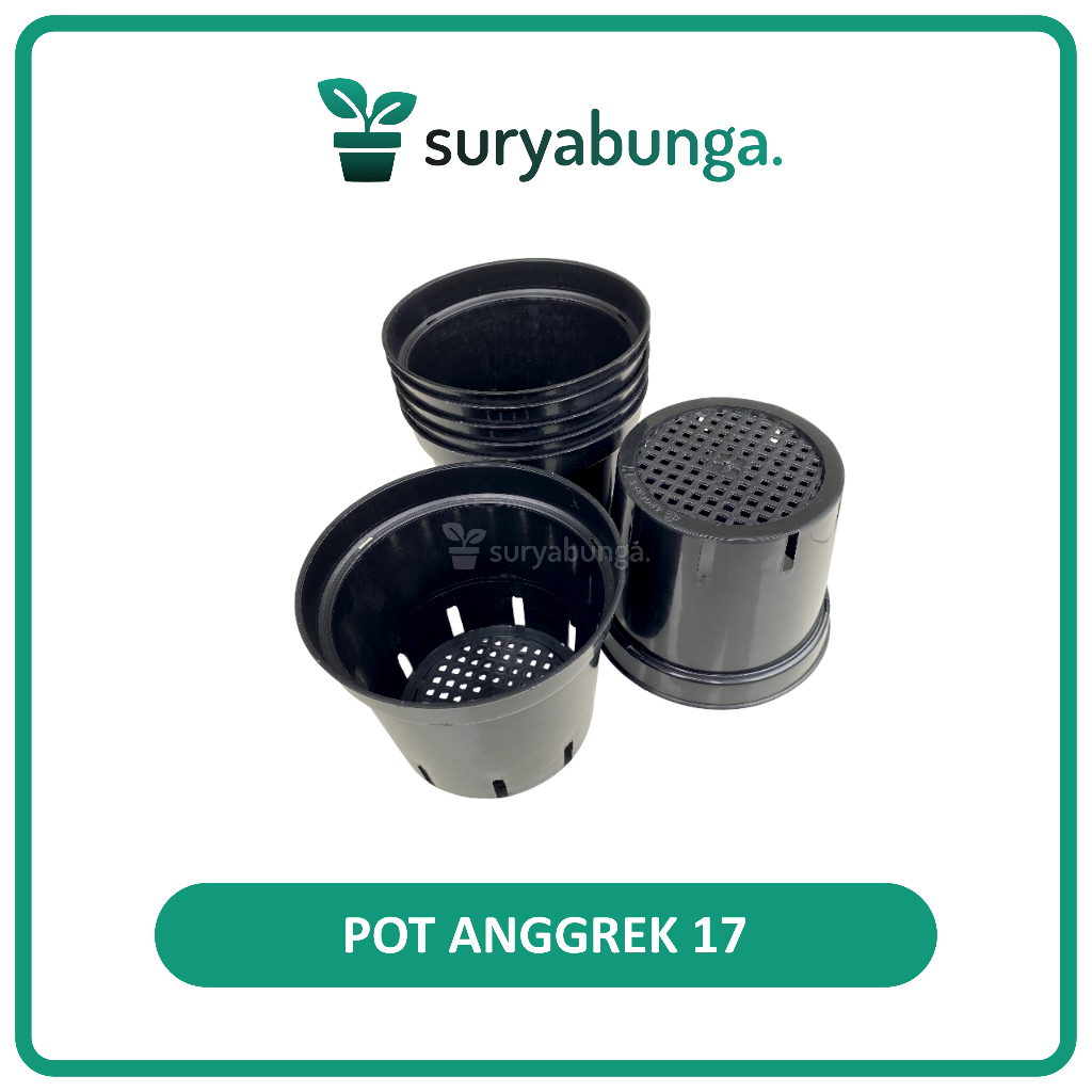 Pot Anggrek Plastik | Pot Anggrek GBL 17 CM