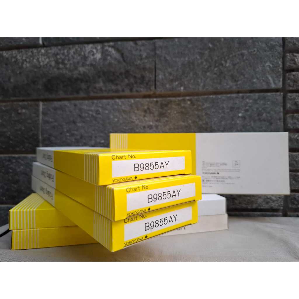 

Yokogawa folding chart B9855AY Fanfold Chart Paper 150mm wide