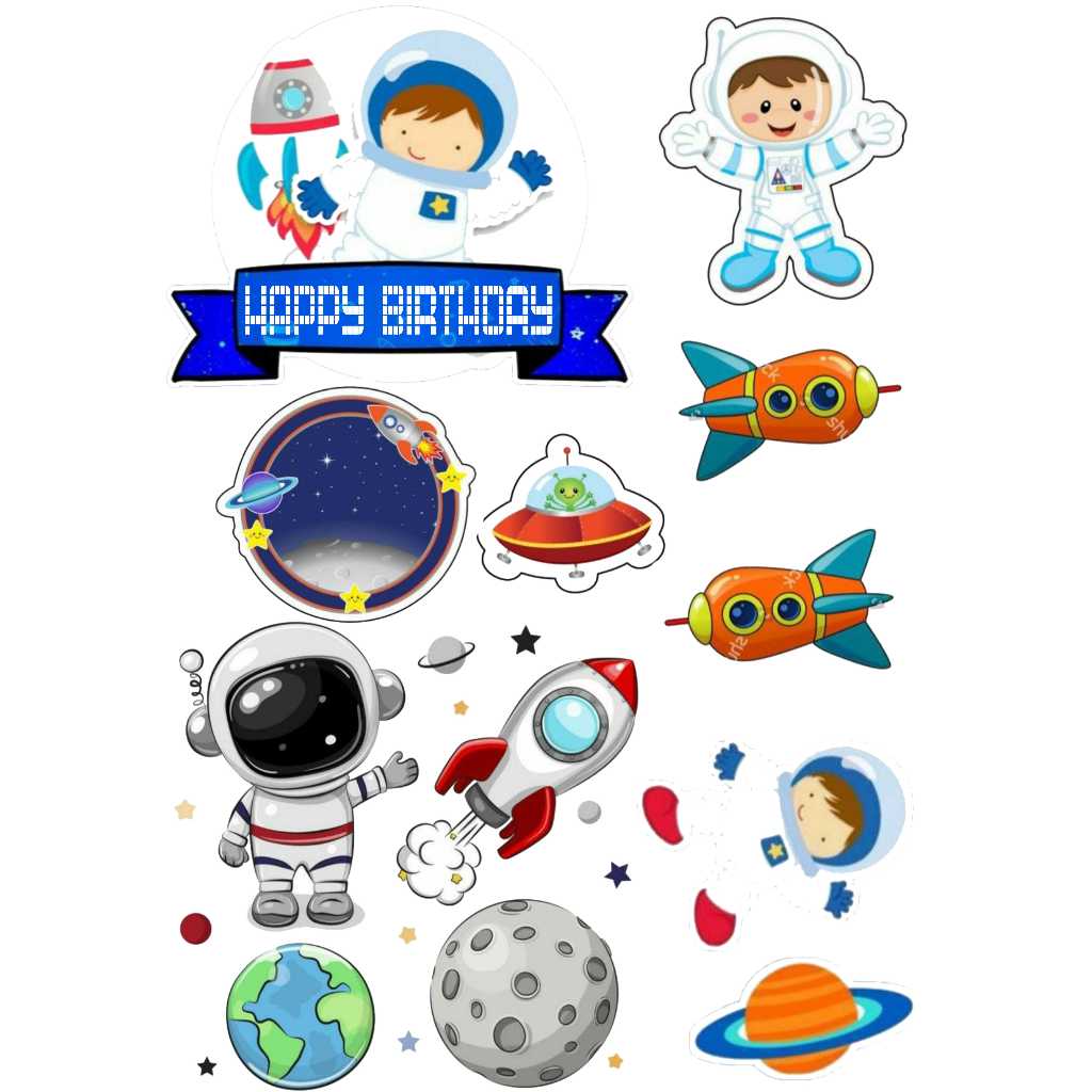 

TOPPER CAKE ULANG TAHUN / HIASAN KUE CUSTOM ASTRONOT