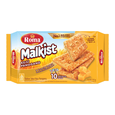 

Roma Malkist Crackers Keju Tabur 110 g