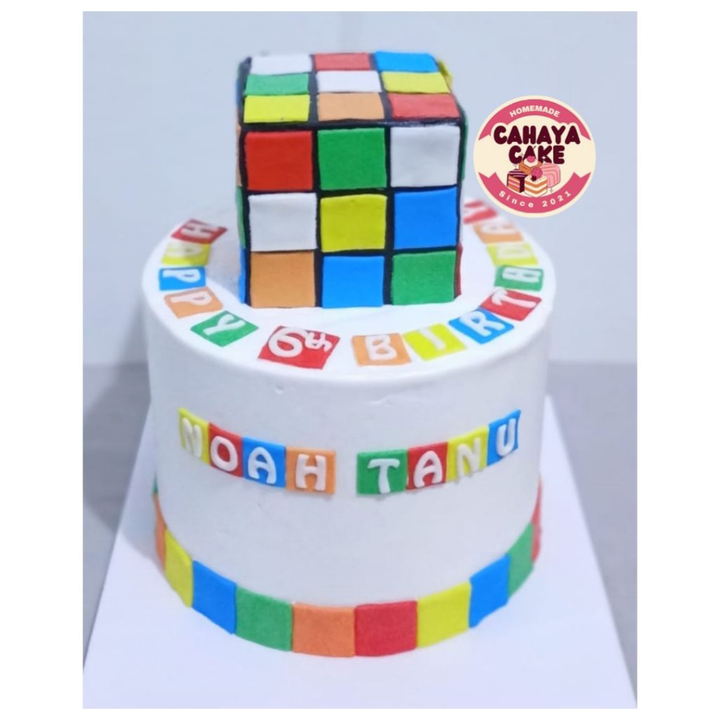 

Rubik Custom Cake/ Kue Ulang Tahun Rubik / Kue Ultah Anak