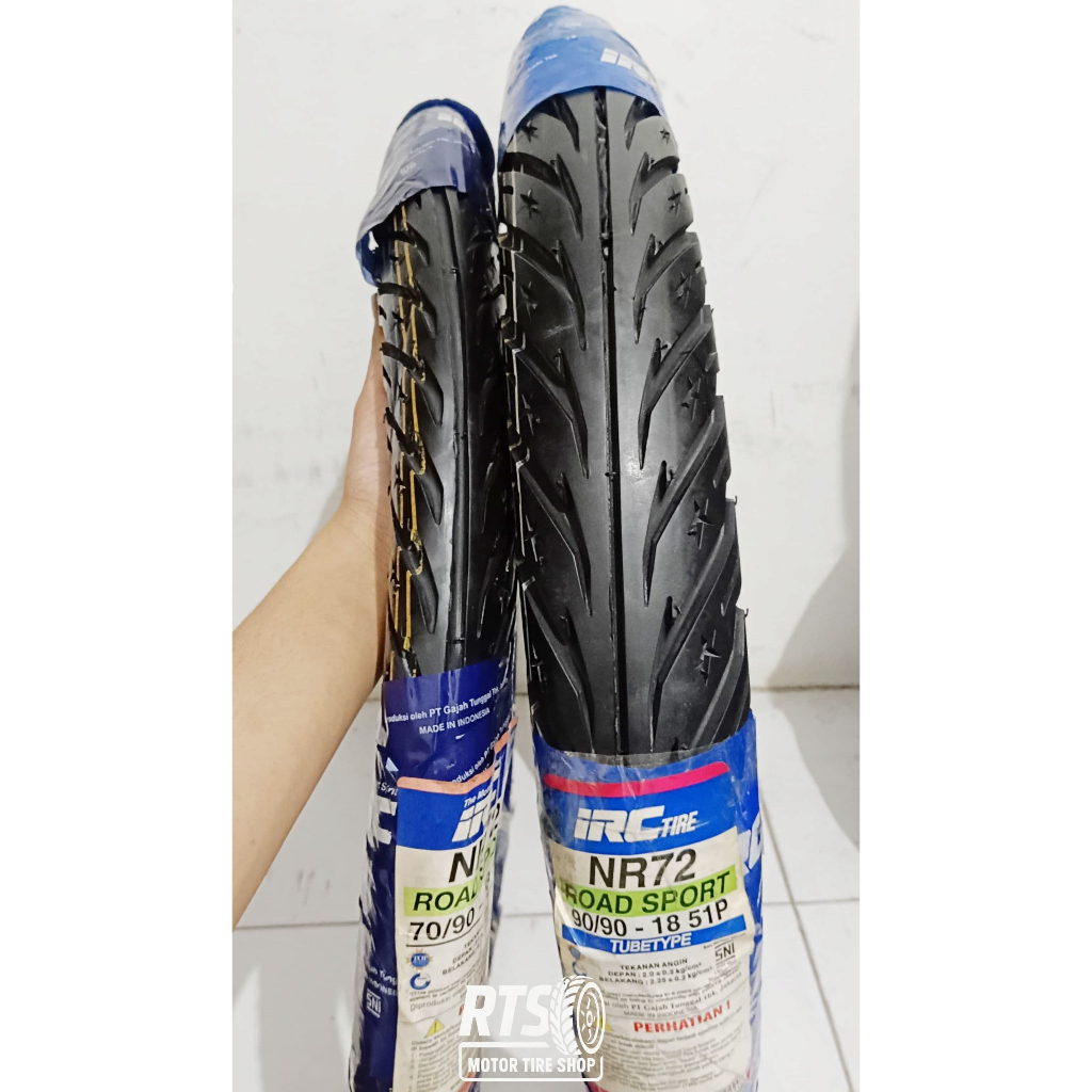 CUCI GUDANG ban sni irc 70/90-18 NR72 dan 90/90-18 NR72 ring 18 tubetype