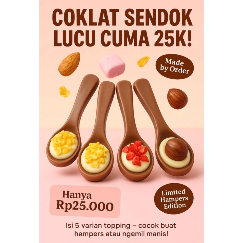 

Spoon Choco (isi 5pcs)