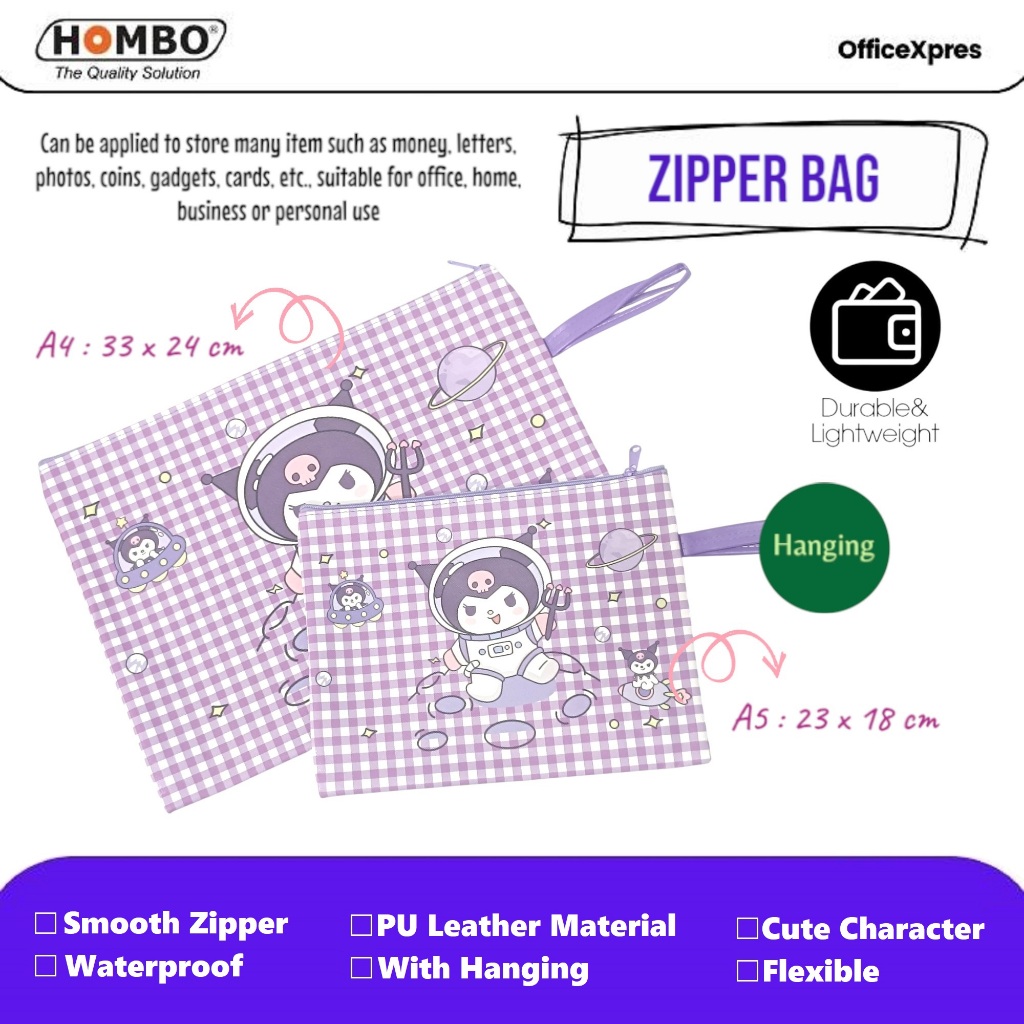 

Zipper Bag PU Leather TP-98350 / Map Zipper Kuromi , Capybara , Stitch , Melody , HelloKitty , Melody , Labubu / Map Zipper Bag TP-98340 / Map Jinjing HOMBO