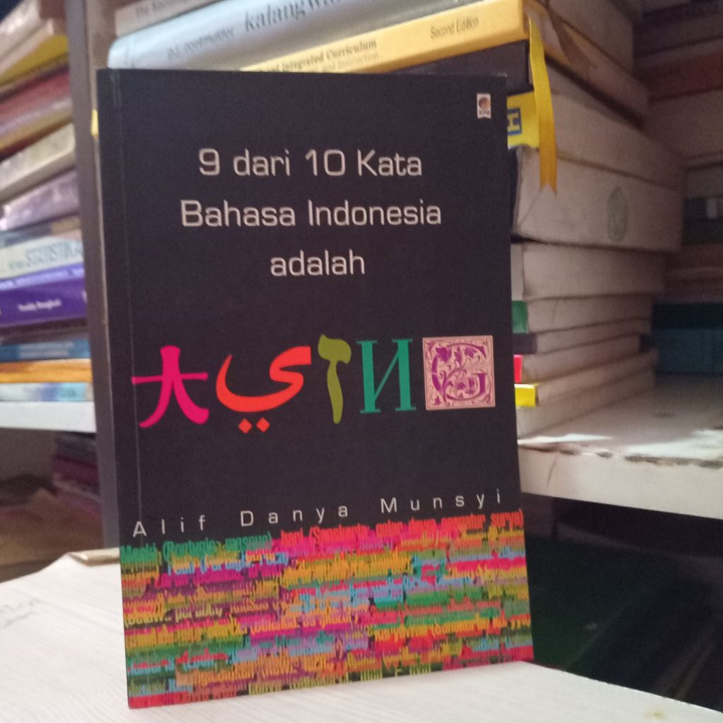 buku 9dari 10 kata bahasa indonesia adalah asing