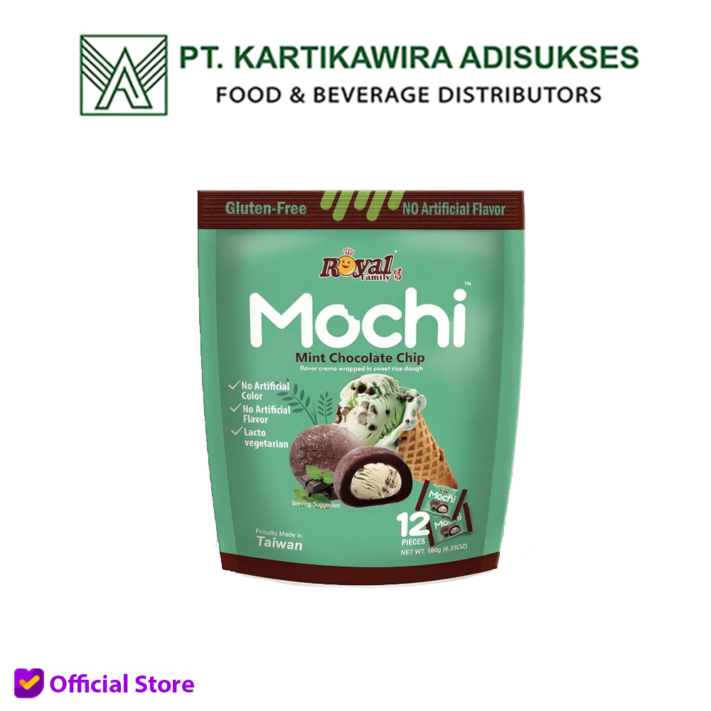 

Royal Family Mochi Mint Choco Chip 180gram