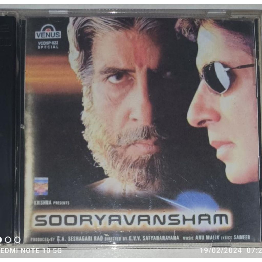 VCD INDIA BOLLYWOOD SOORYAVANSHAM