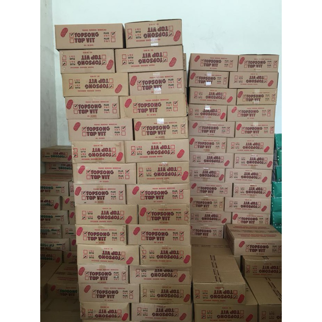 MAKANAN BURUNG TOPSONG 1 DUS ISI 30pcs