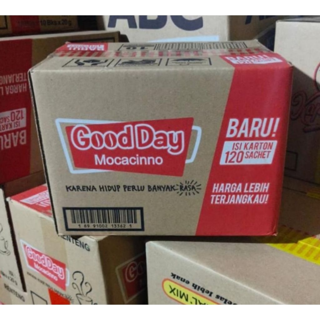 

(BISA SOMEDAY) 1 Dus kopi Good Day Moccacinno 120 sachet / 12 renceng