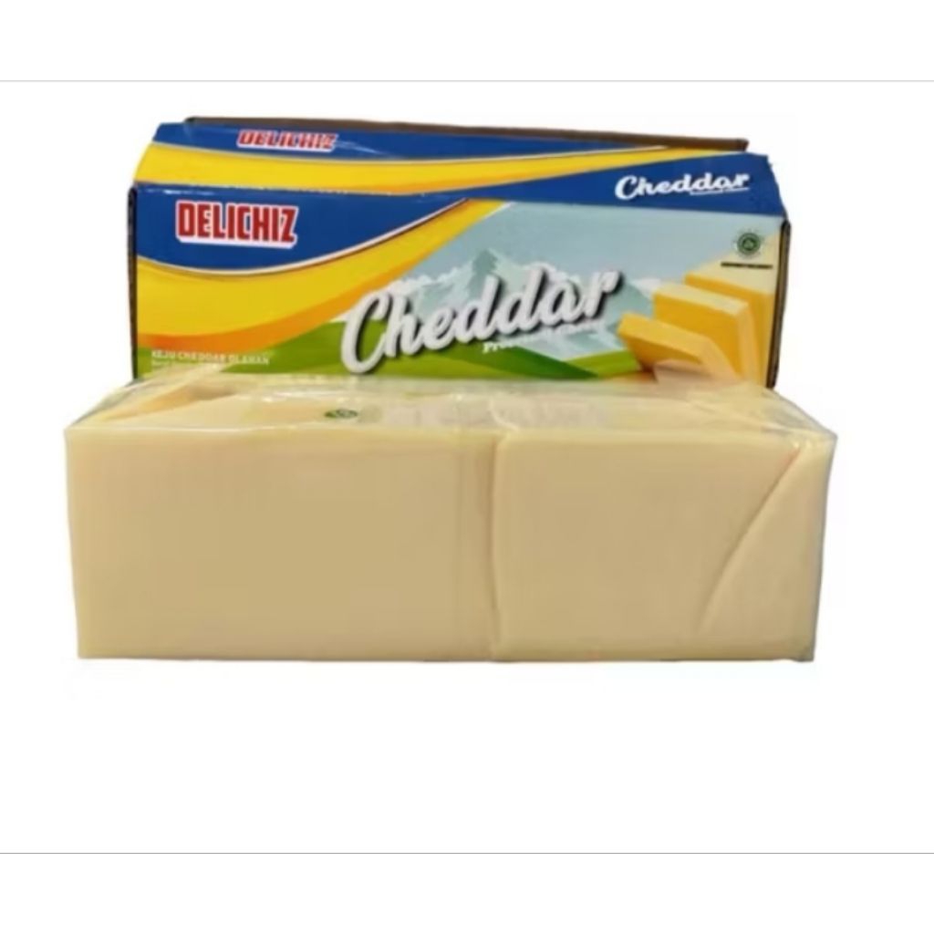 

KEJU DELICHIZ CHEDDAR BLOK 2KG/ KEJU CHEDDAR