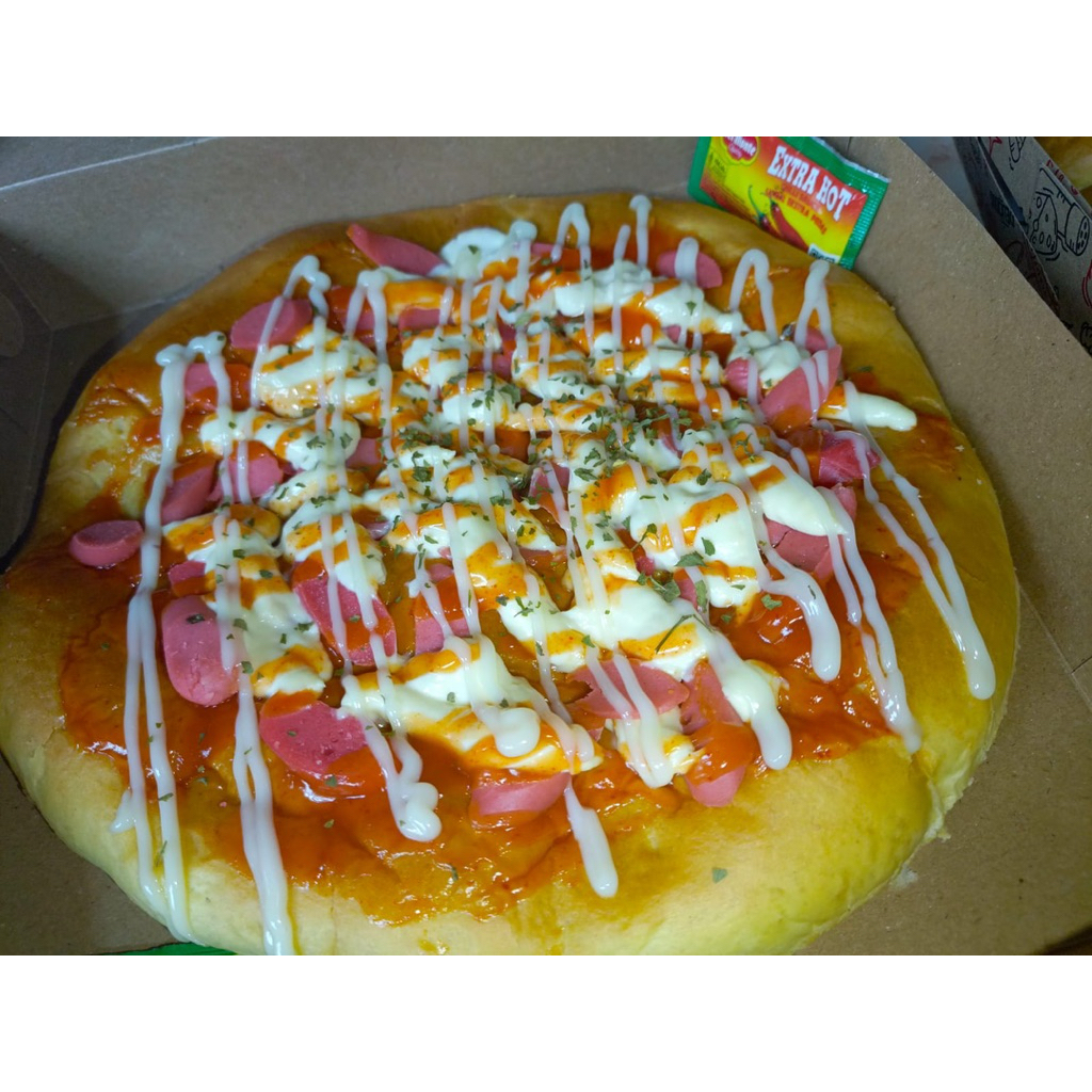 

roti pizza keju lumer diameter 25cm fresh