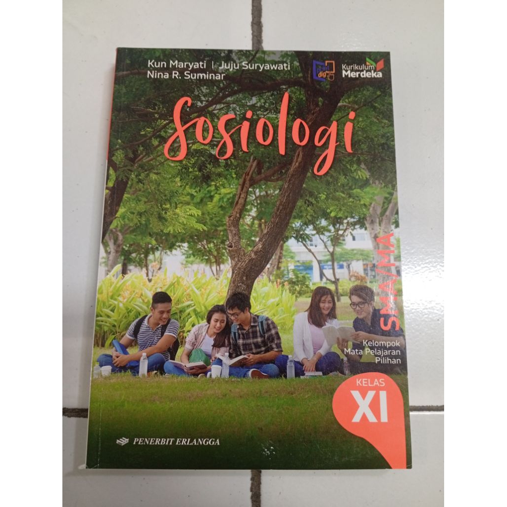 BUKU ORIGINAL BEKAS BUKU PAKET ERLANGGA KURIKULUM MERDEKA KELAS 11