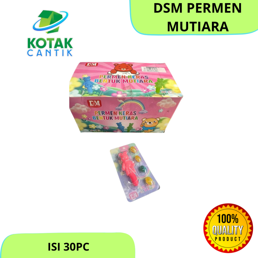 

DSM PERMEN KERAS BENTUK MUTIARA ISI 30pc