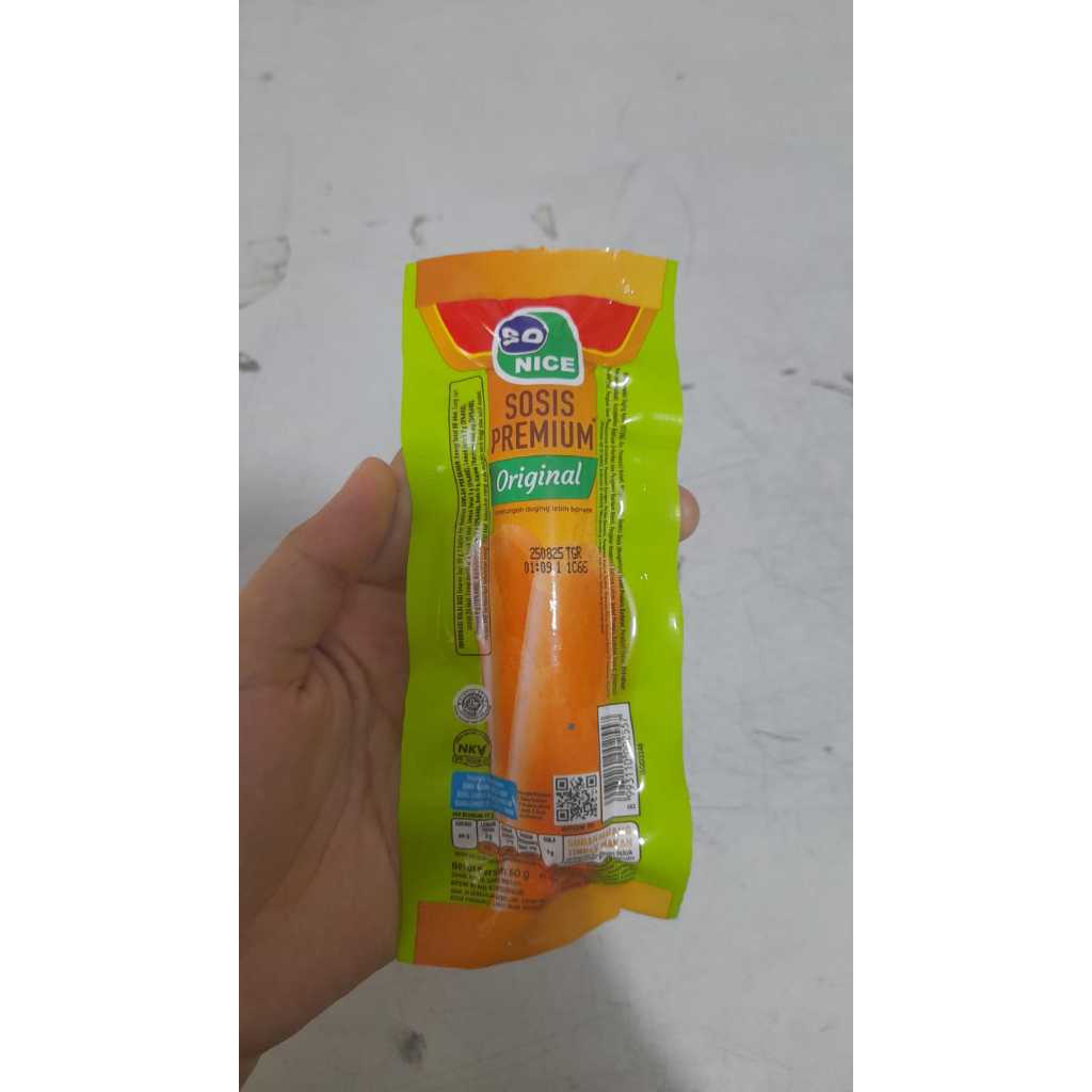 

So nice sosis single 60gr