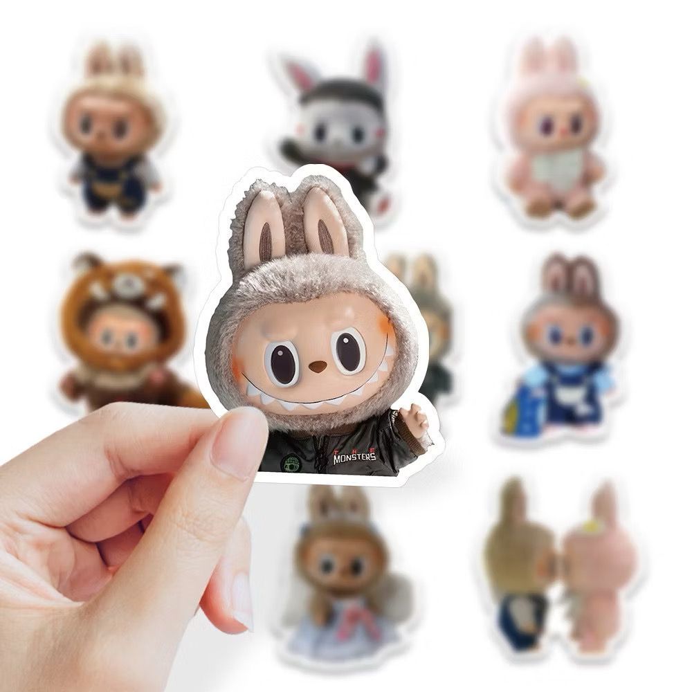 

60 PCS Stiker Labubu LOGO Hypebeast Graffiti Sticker Vinyl Laptop Waterproof