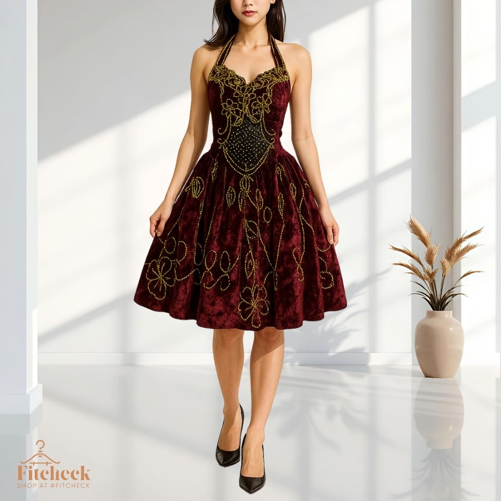 D49 - Mini Dress Wanita Dress Kostum Anak Remaja Dress Princess Vintage Dress Gaun Anak Gaun Remaja 