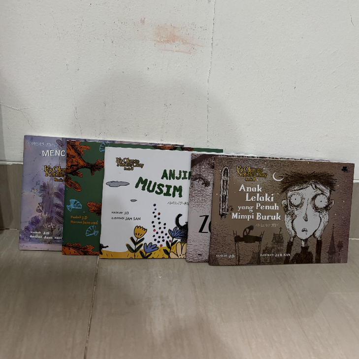 buku bekas bergambar its okay to not be okay preloved