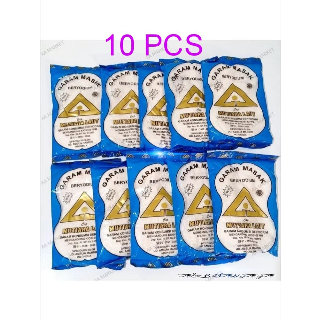 

10 PCS Garam Masak/Garam Dapur BERYOUDIUM 100gram