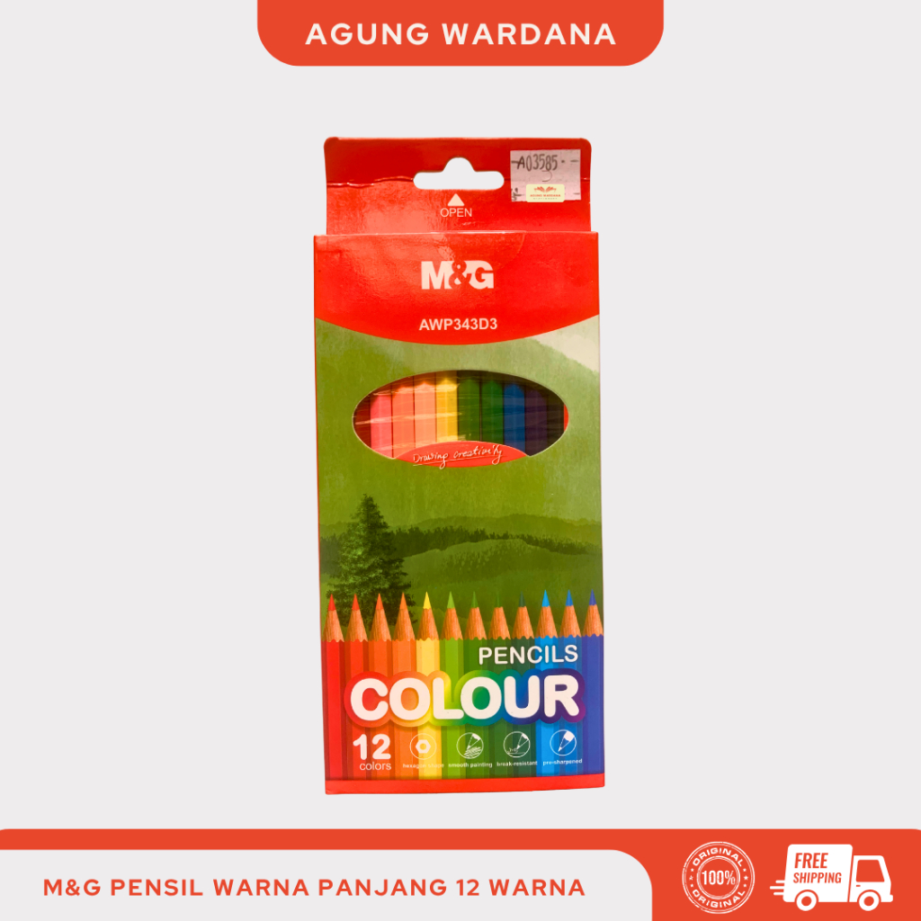 

M&G PENSIL WARNA HEXAGONAL ISI 12 WARNA AWP343D3