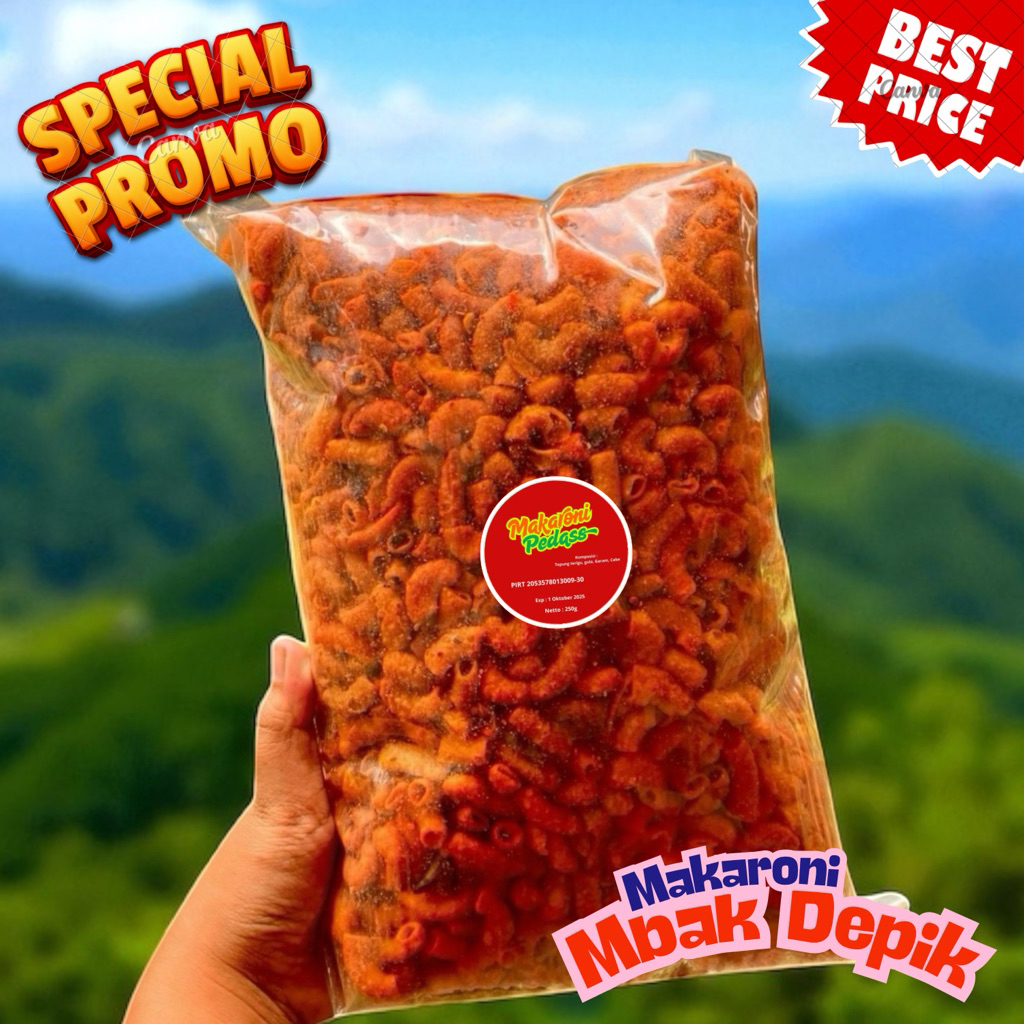 

Makaroni Pedas 1/4kg Kemasan Ekonomis – Cabe Surabaya Asli