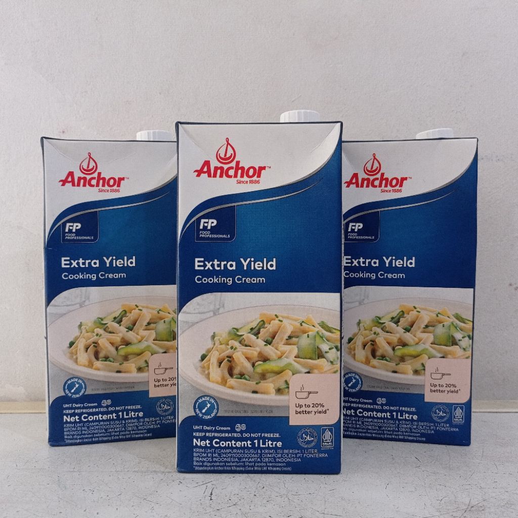 

Anchor extra yield cooking cream 1 liter | anchor cooking cream | cooking cream