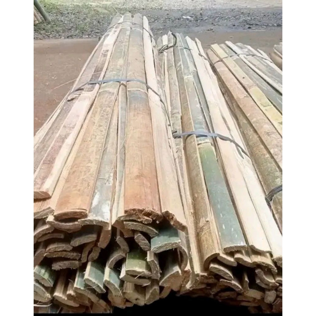 Bambu Bilah ukuran 2,5 cm x 110 cm satu ikat 30 pcs
