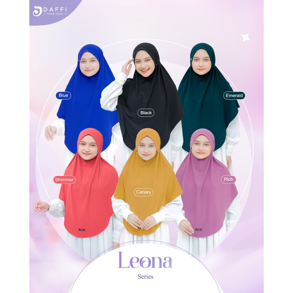 DAFFI LEONA NEW ARRIVAL / DAFFI NEW ARRIVAL / DAFFI TERBARU LEONA / HIJAB DAFFI LEONA / HIJAB DAFFI 