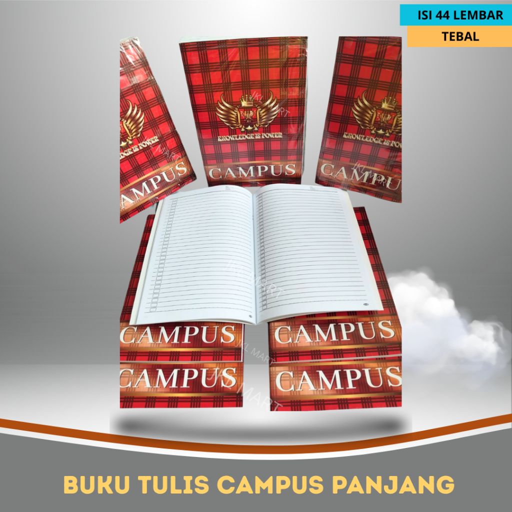 

BUKU TULIS CAMPUS PANJANG ISI 44 LEMBAR HVS TEBAL MURAH BERKUALITAS