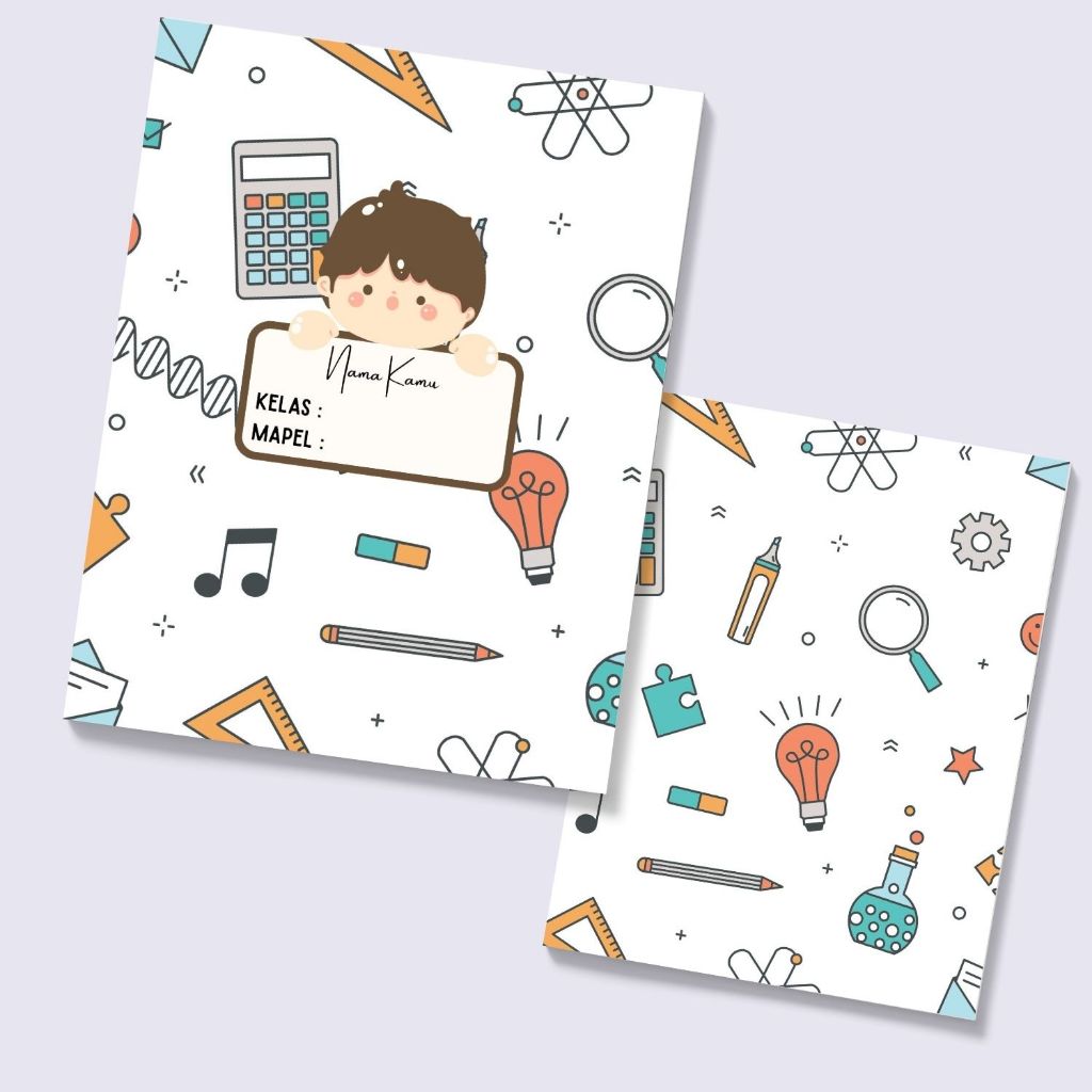 

Notebook Custom / Buku Tulis Request Nama Anak Viral 2025 (Polos 3)