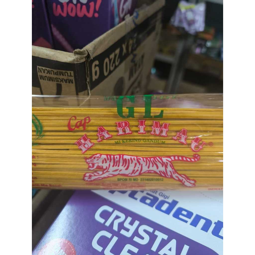 

Mie lidi / mie gomak GL Cap Harimau 500 Gram