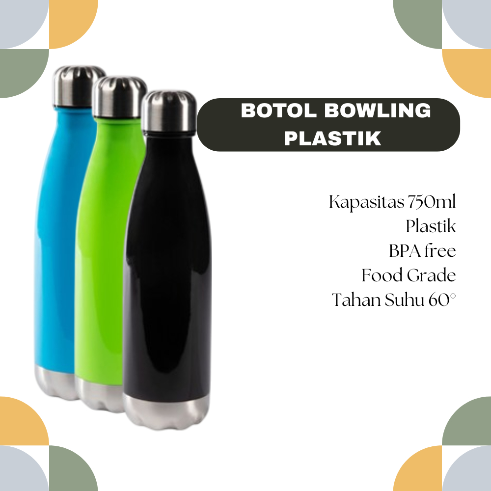 Botol Bowling Plastik 750 ML