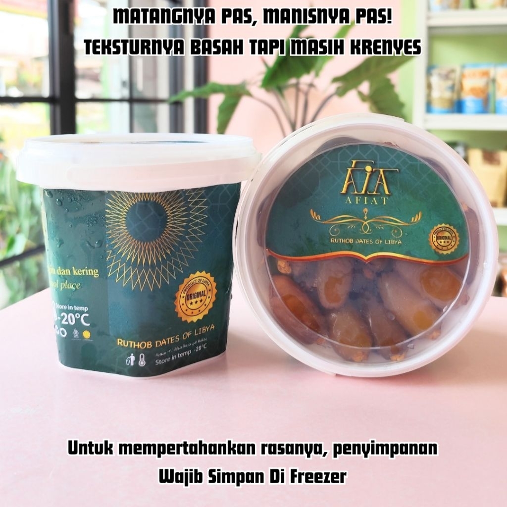 Kurma Ruthob Ember Premium Afiat Libya 850gr