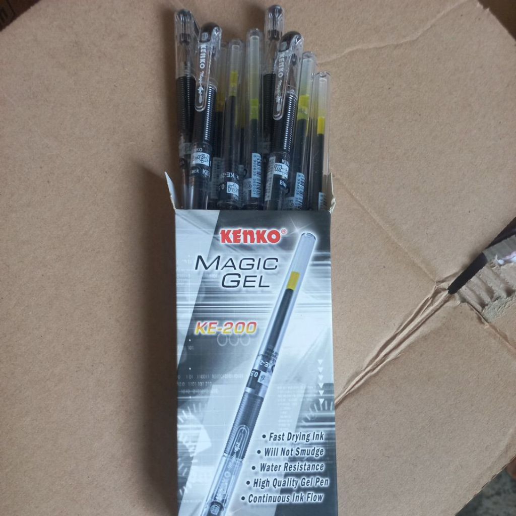 

Pulpen Kenko KE 200 Magic Gel 1 Lusin