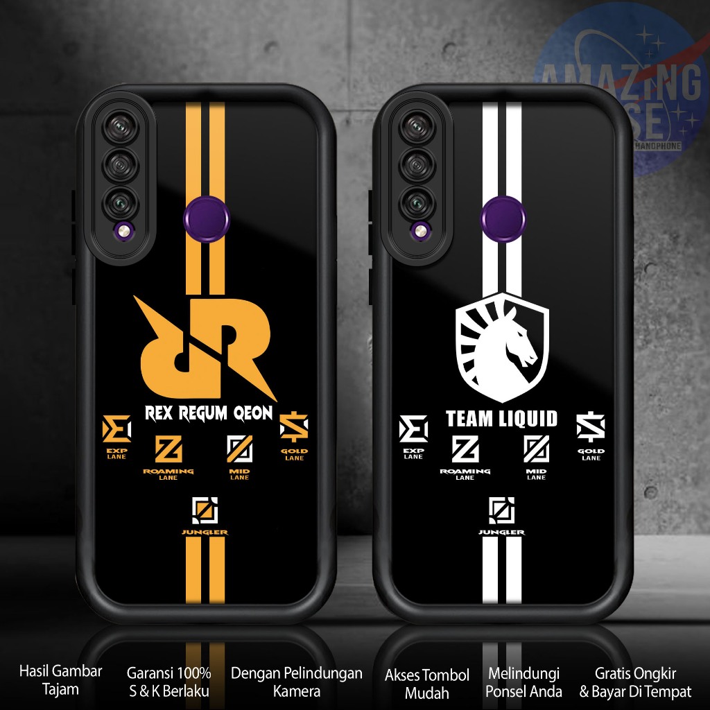 Case Premium Compatible For HUAWEI Y6P 2020  Motif MLBB Casing Softcase Glossy Anti Jamur