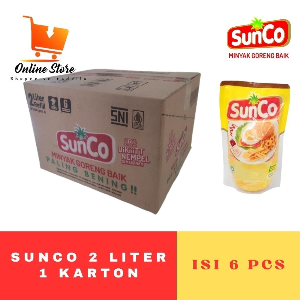 

minyak sunco 2 liter kemasan refill
