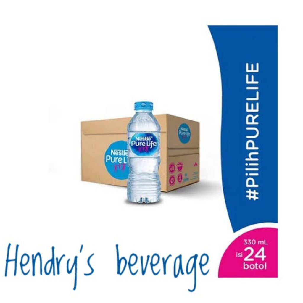 

Air mineral nestle 330ml 1karton isi 24pcs / Nestle pure life 330ml