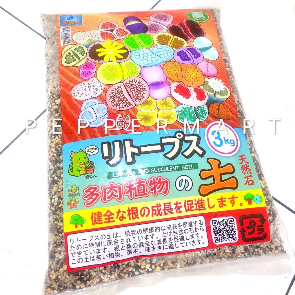 Media Tanam Lithops Sukulen Kaktus Ryuen Succulents Soil