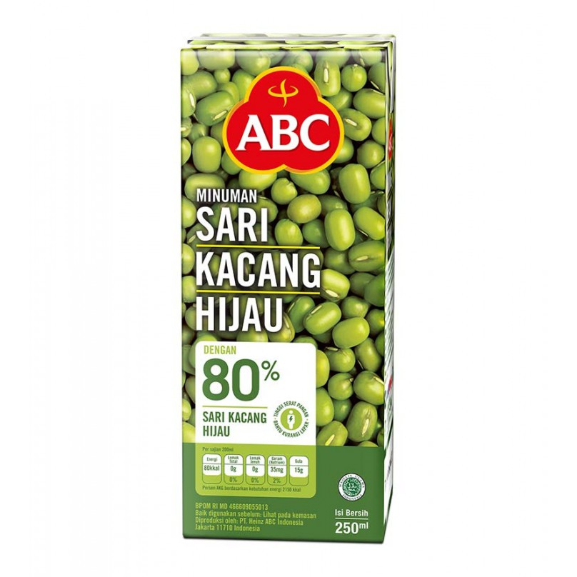 

ABC MINUMAN SARI KACANG HIJAU 200 ML 711844162402