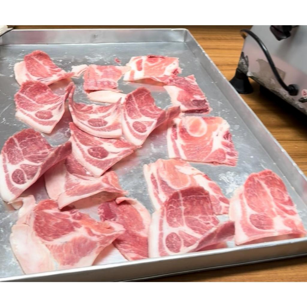 

POrk Collar USA IBP per shabu cut 500 gram fresh cut