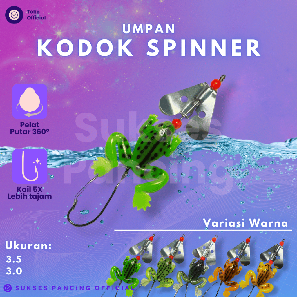 Umpan Casting Gabus Toman Lure Mini Slater Single Propeller Spinner