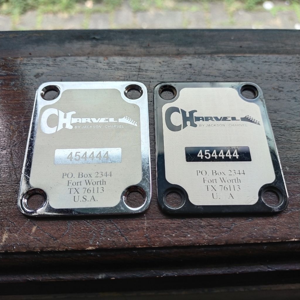 Custom Neckplate Charvel USA