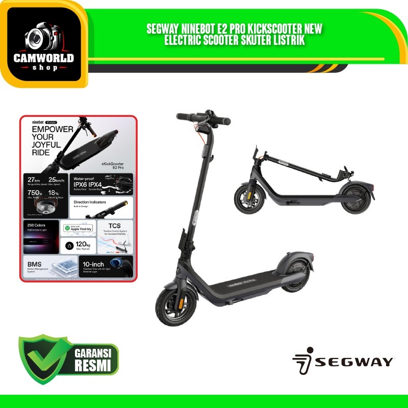 SEGWAY Ninebot E2 PRO KickScooter NEW Electric Scooter Skuter Listrik
