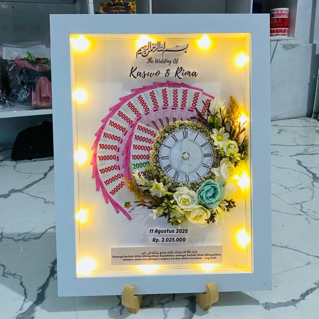 Bingkai Mahar Pernikahan Terbaru Ukuran 30X40//Mahar Nikah