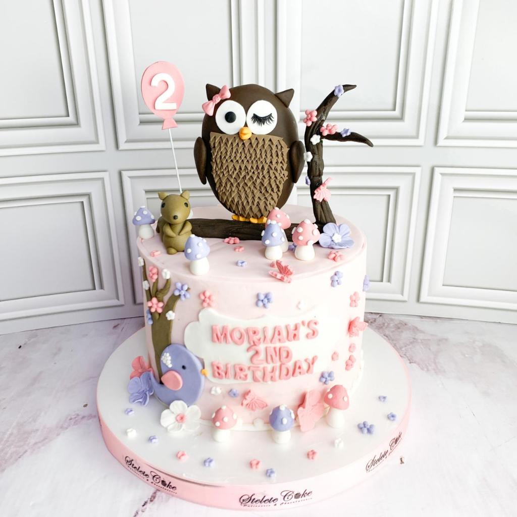 

Kue Ulang tahun/Birthday Cake/Kue Ultah tema Owl/Kue Owl/Kue Birthday Jakarta