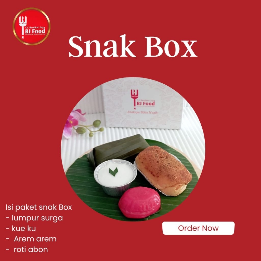 

Paket snak box / Snak box / kue basah / Bj food